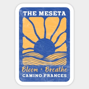 The Meseta on the Camino Sunflower Edition Sticker